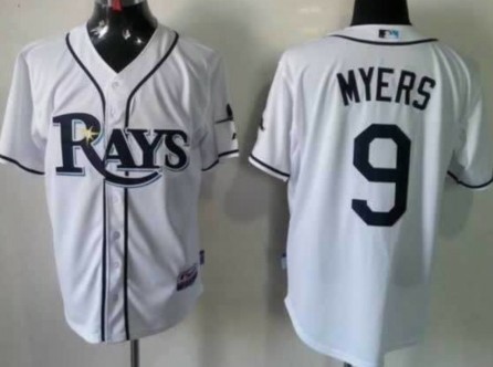 Tampa Bay Rays #9 Wil Myers White Jersey