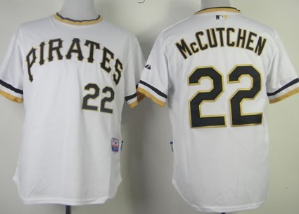 Pittsburgh Pirates #22 Andrew McCutchen White Pullover Cool Base Jersey
