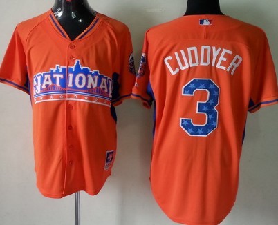 Colorado Rockies #3 Michael Cuddyer 2013 All-Star Orange Jersey