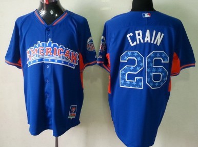 Chicago White Sox #26 Jesse Crain 2013 All-Star Blue Jersey