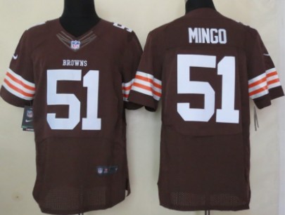 Nike Cleveland Browns #51 Barkevious Mingo Brown Elite Jersey