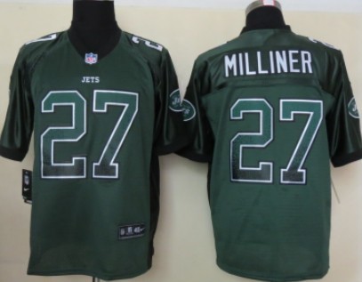 Nike New York Jets #27 Dee Milliner 2013 Drift Fashion Green Elite Jersey