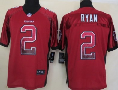 Nike Atlanta Falcons #2 Matt Ryan 2013 Drift Fashion Red Elite Jersey