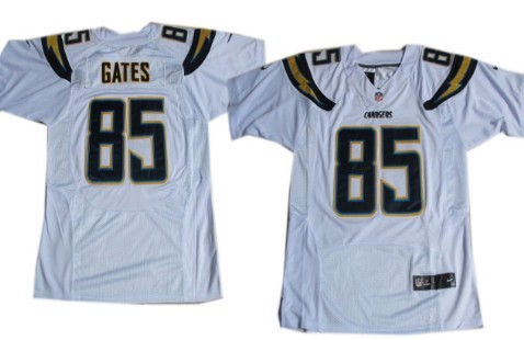 Nike San Diego Chargers #85 Antonio Gates 2013 White Elite Jersey