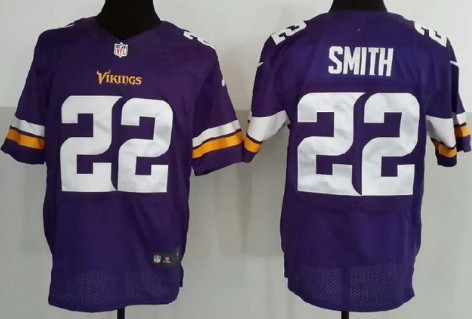 Nike Minnesota Vikings #22 Harrison Smith 2013 Purple Elite Jersey