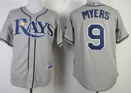 Tampa Bay Rays #9 Wil Myers Gray Jersey