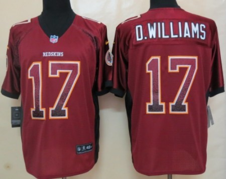 Nike Washington Redskins #17 Doug Williams 2013 Drift Fashion Red Elite Jersey