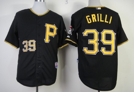 Pittsburgh Pirates #39 Jason Grilli Black Jersey
