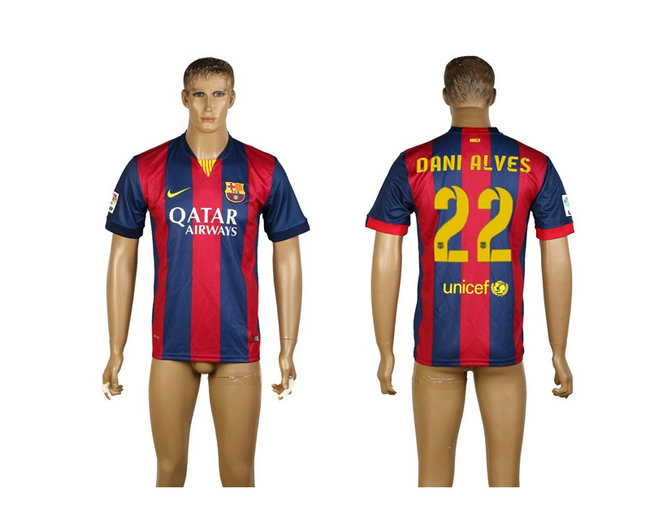 2014-2015 Barcelona AAA+ Thailand Quality Soccer Jersey Nike Home #22