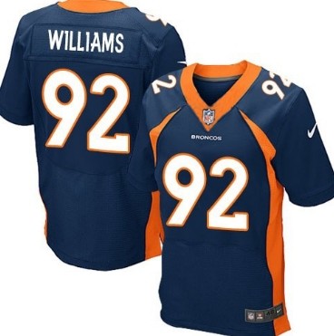 Nike Denver Broncos #92 Sylvester Williams 2013 Blue Elite Jersey