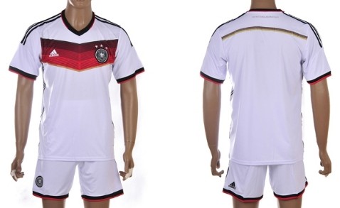 2014 World Cup Germany Blank (or Custom) Home Soccer Shirt Kit