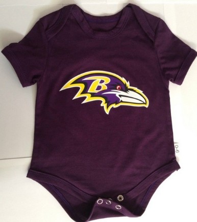 Baltimore Ravens Purple Babywear