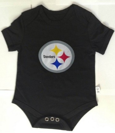 Pittsburgh Steelers Black Babywear