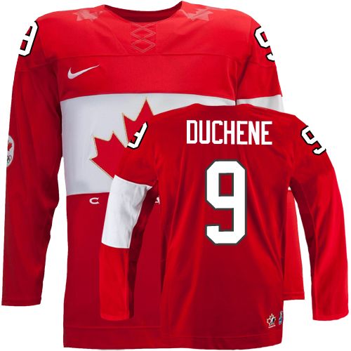2014 Olympics Canada #9 Matt Duchene Red Jersey