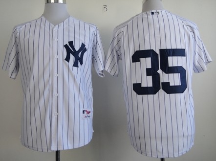 New York Yankees #35 Brendan Ryan White Jersey