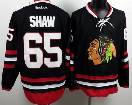 Chicago Blackhawks #65 Andrew Shaw 2014 Stadium Series Black Jersey