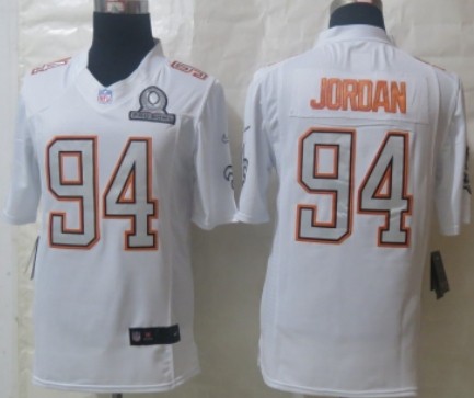 Nike New Orleans Saints #94 Cameron Jordan 2014 Pro Bowl White Jersey