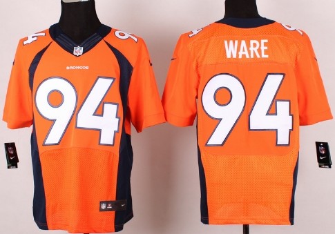 Nike Denver Broncos #94 DeMarcus Ware 2013 Orange Elite Jersey