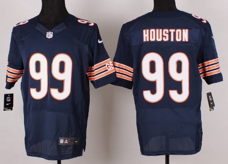 Nike Chicago Bears #99 Lamarr Houston Blue Elite Jersey