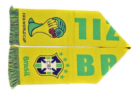 2014 World Cup Barzil Team Yellow Scarf