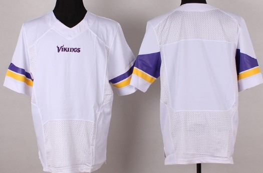 Nike Minnesota Vikings Blank 2013 White Elite Jersey