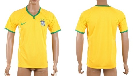 2014 World Cup Brazil Blank (or Custom) Home Soccer AAA+ T-Shirt