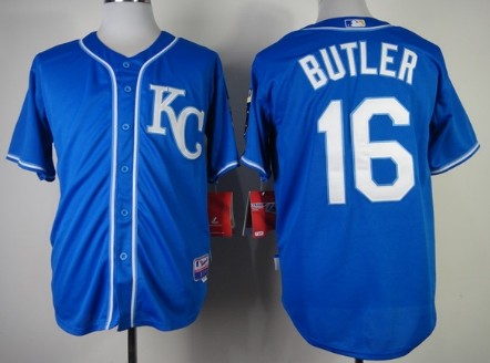 Kansas City Royals #16 Billy Butler 2014 Blue Jersey