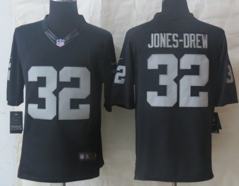 Nike Oakland Raiders #32 Maurice Jones-Drew Black Limited Jersey