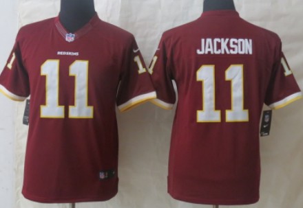 Nike Washington Redskins #11 DeSean Jackson Red Limited Kids Jersey
