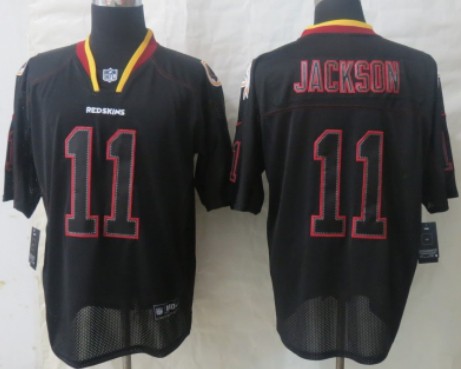 Nike Washington Redskins #11 DeSean Jackson Lights Out Black Elite Jersey