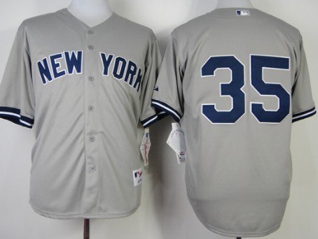 New York Yankees #35 Brendan Ryan Gray Jersey