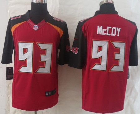 Nike Tampa Bay Buccaneers #93 Gerald McCoy 2014 Red Limited Jersey