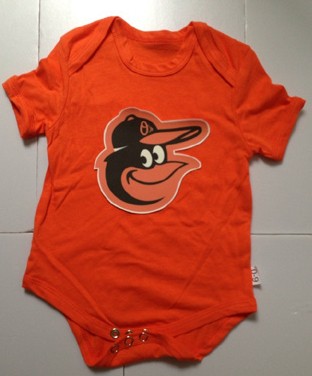 Baltimore Orioles Orange Babywear