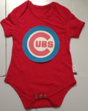 Chicago Cubs Red Babywear
