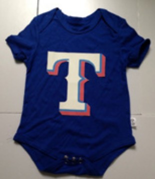 Texas Rangers Blue Babywear