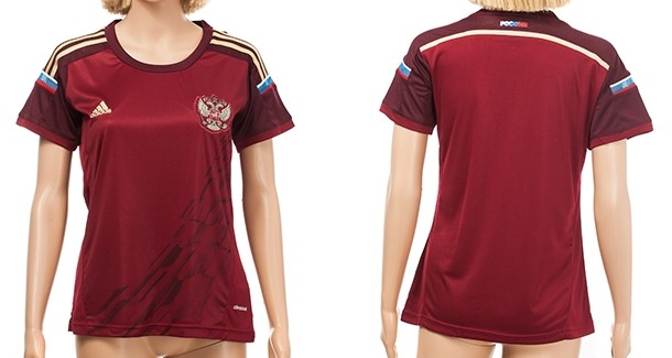 2014 World Cup Russia Blank (or Custom) Home Soccer AAA+ T-Shirt_Womens