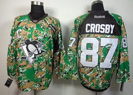 Pittsburgh Penguins #87 Sidney Crosby 2014 Camo Jersey
