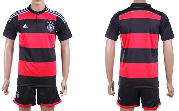 2014 World Cup Germany Blank (or Custom) Away Soccer Shirt Kit