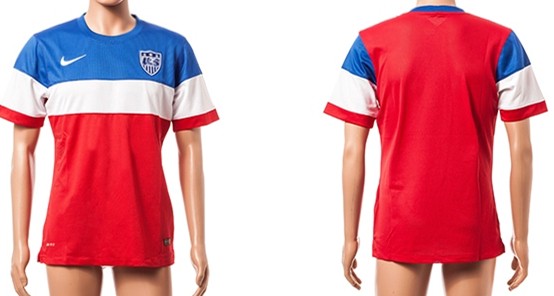 2014 World Cup USA Blank (or Custom) Away Soccer AAA+ T-Shirt