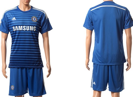 2014/15 Chelsea FC Blank (or Custom) Home Soccer Shirt Kit