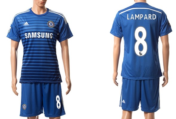 2014/15 Chelsea FC #8 Lampard Home Soccer Shirt Kit