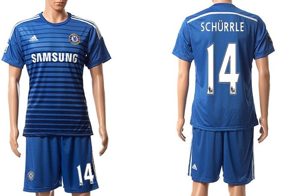 2014/15 Chelsea FC #14 Schurrle Home Soccer Shirt Kit