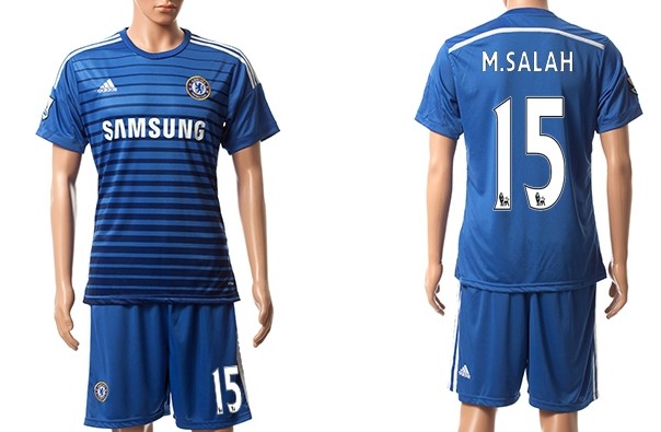 2014/15 Chelsea FC #15 M.Salah Home Soccer Shirt Kit