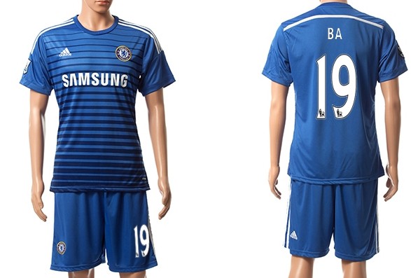 2014/15 Chelsea FC #19 Ba Home Soccer Shirt Kit