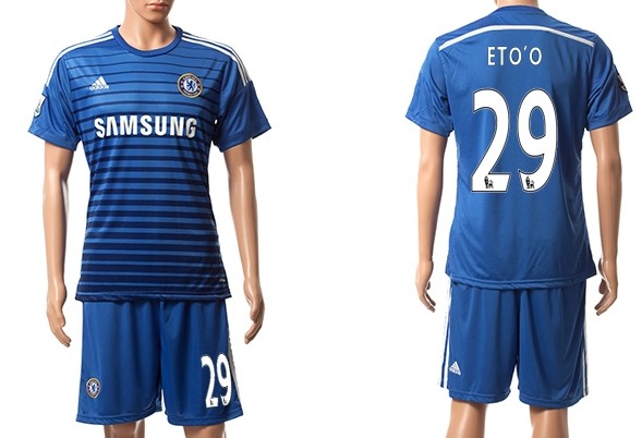 2014/15 Chelsea FC #29 Eto'O Home Soccer Shirt Kit