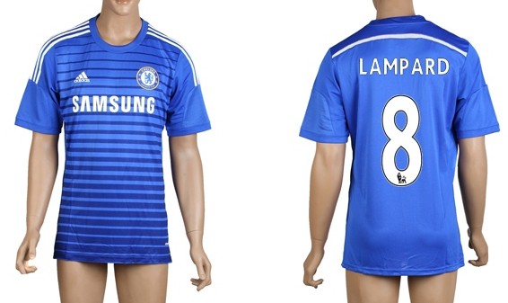 2014/15 Chelsea FC #8 Lampard Home Soccer AAA+ T-Shirt