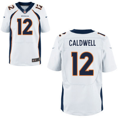 Nike Denver Broncos #12 Andre Caldwell 2013 White Elite Jersey