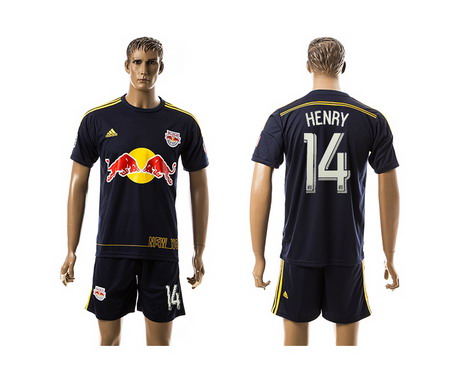 2015-16 New York s #14 Henry Away Soccer Shirt Kit