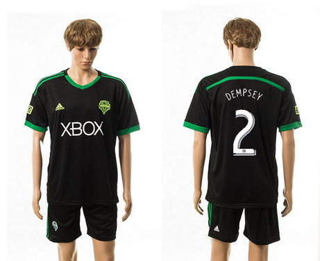 2015-16 Seattle Sounders #2 Dempsey Third Soccer Shirt Kit