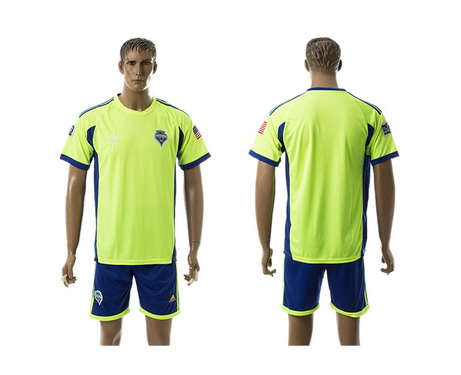 2015-16 Seattle Sounders Blank Home Soccer Shirt Kit